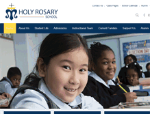 Tablet Screenshot of holyrosaryschoolbronx.org